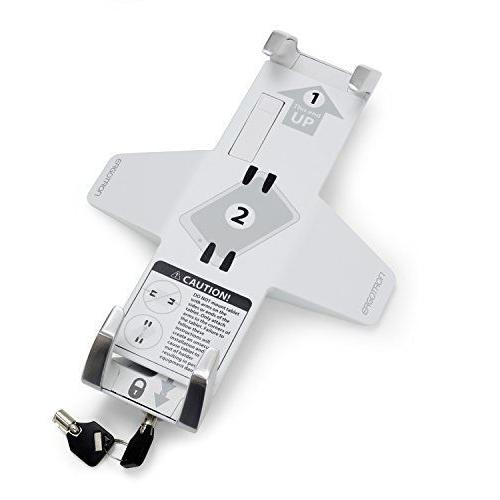 エルゴトロン タブレット用クレードル 施錠付き 7.9~13インチ(2.3kg)まで対応 45-460-026