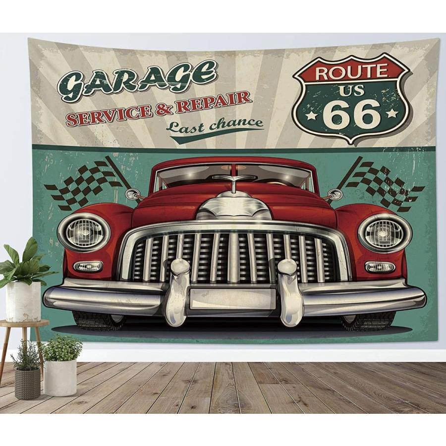 大人気新品 Lb タペストリー おしゃれ 壁掛け 風景 アメリカ レトロ サイズ 150ｘ100cm アメリカフラッグ ヴィンテージ風 車 インテリア Wantannas Go Id