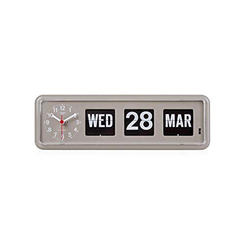 喜ばれる誕生日プレゼント BQ-38 WALL&TABLE CLOCK(クロック) TWEMCO(トゥエンコ) GRAY 掛け時計、壁掛け時計