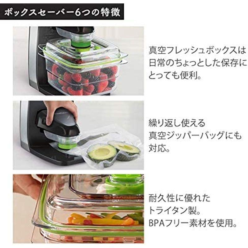 激安激安Food Saver 公式 真空パック機 フードセーバーボックスセーバーブラック 研究、開発用 Food Saver FoodSaver コンパクトセーバー ブラック VS1192