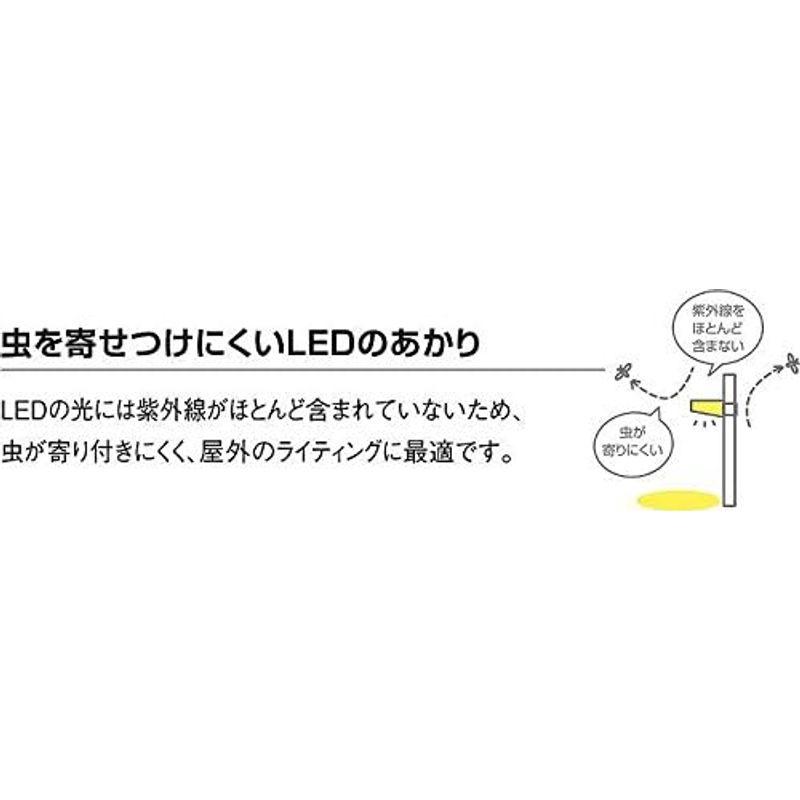 大光電機　DAIKO　LED自動点滅器付アウトドア防犯灯　DWP-41　防雨形　アイボリー　明るさセンサー　LED内蔵　電気工事必要　昼白色