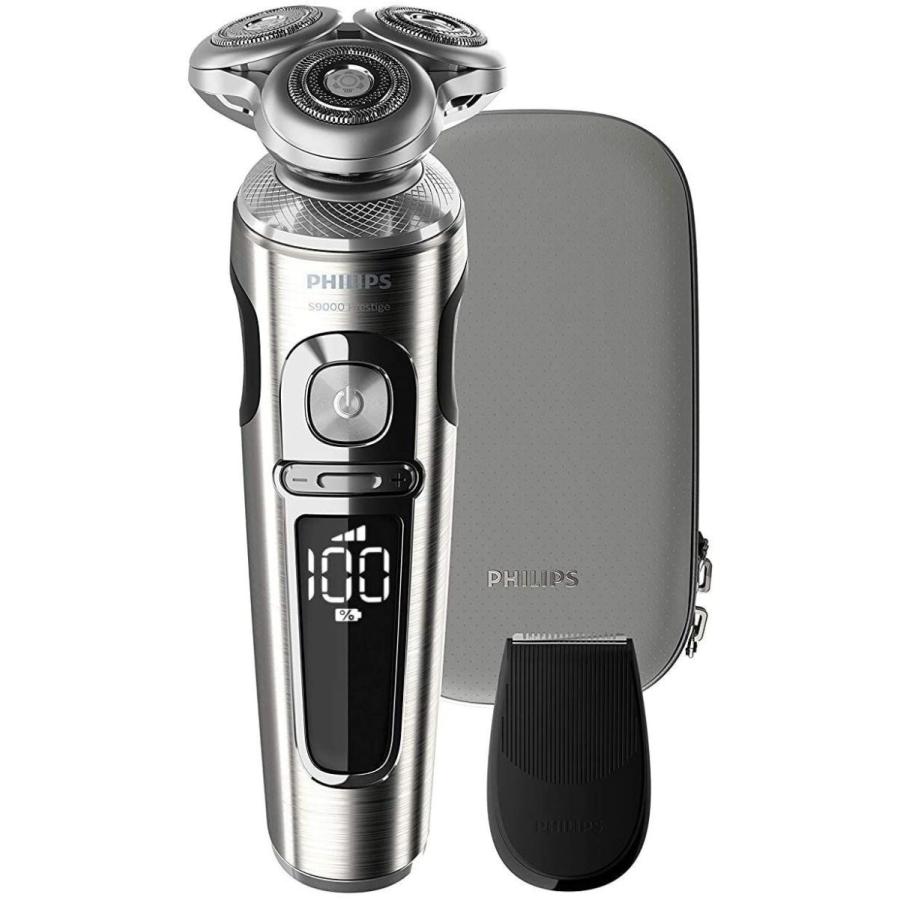 【アウトレット品】 フィリップスS9000 プレステージ メンズ電気シェーバー72枚刃 回転式お風呂剃り&丸洗い可 SP9820/12 【QGW1088758442】(39529円)