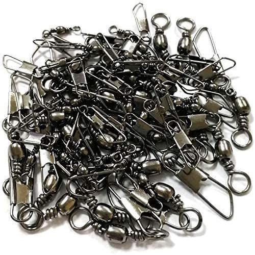 最大68 Offクーポン 釣りスイベル ルアースナップ スナップ付タル型サルカン インタースナップ付スイベル ヨリ戻し 50本セット Materialworldblog Com