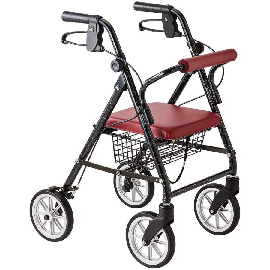 日本メーカー新品竹虎 117004 ハッピーミニプレミアム 杖立付き 歩行車