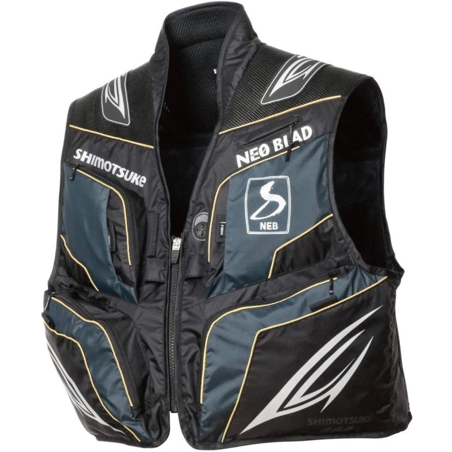 SHIMOTSUKE(シモツケ) NEBネオブラッドベストWB ブラック×グレー SMV-330 M シモツケ NEBネオブラッドベストWB ブラック×グレー SMV
