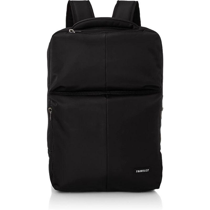 トラベリスト ビジネスリュック 拡張機能 温冷ジェル付き 約12(拡張時：17) L ブラック ビジネスリュック 拡張機能 温冷ジェル付き 約12 拡張時：17 ブラック