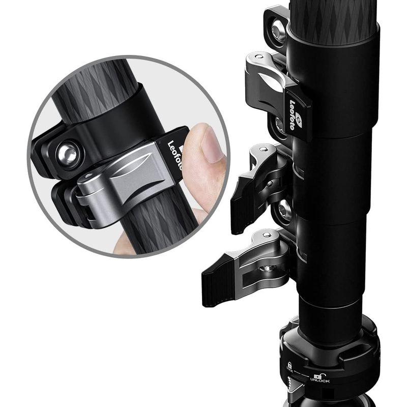 本日の目玉 Leofoto レオフォト MPQ-325C レッド 防水カーボン一脚 lz