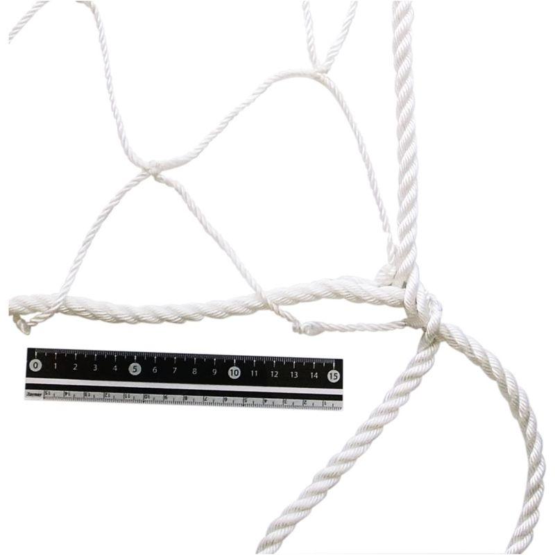 まつうら工業　多目的ナイロンネット　100mm菱目　約5.4×7.2m(周囲ロープ、4隅取り付けロープ付)