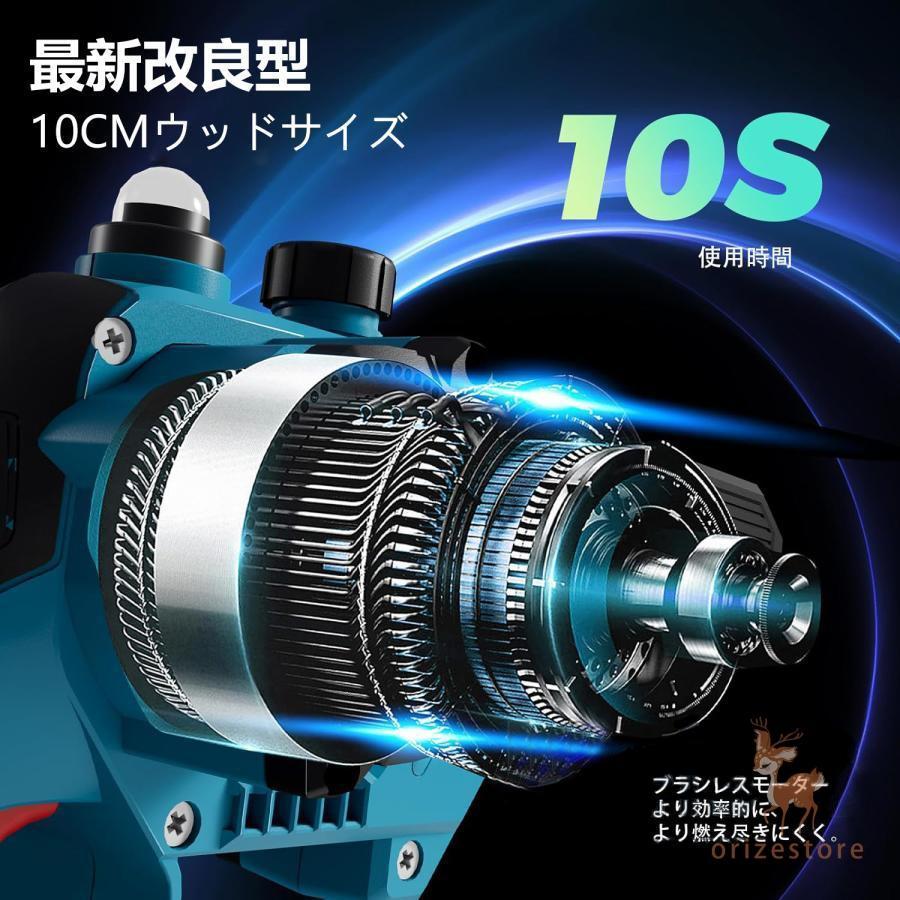 チェーンソー 充電式 2025 ハンディ チェーンソー バッテリー互換対応 電動チェーンソー 高硬度チェーン 小型 6インチ 電動のこぎり 木工切断 枝切り