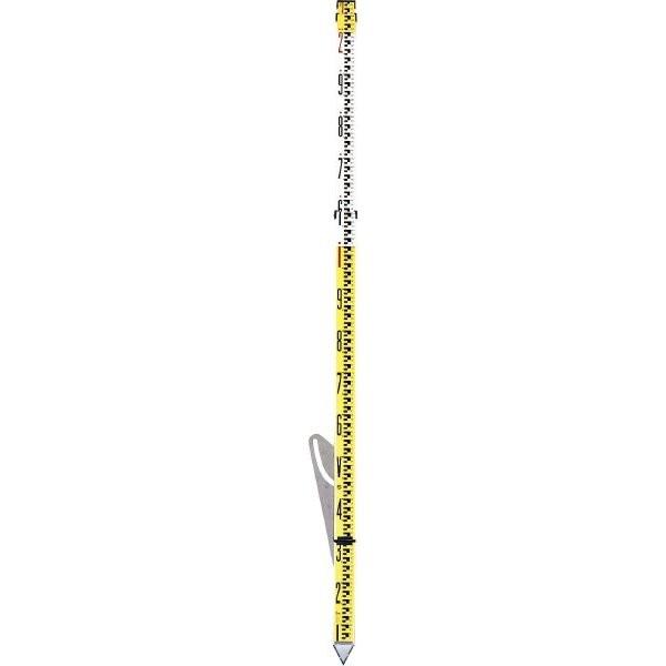 素敵な SK|TAIHEI 大平産業 Fスタッフ（マンホールスケール） 3m3段 FST-33 下水管用スタッフ 測量 土木 建築 工事 垂直 水準/ 角度計、水平器、水準器