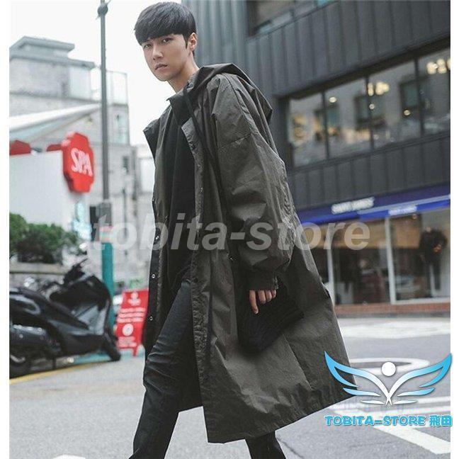 ランキング受賞 トレンチコート メンズ スプリングコート ロングコート アウター ジャケット ゆったり カジュアル フード付き 秋 メンズファッショ ランキング１位受賞 Leadssquare Com Br