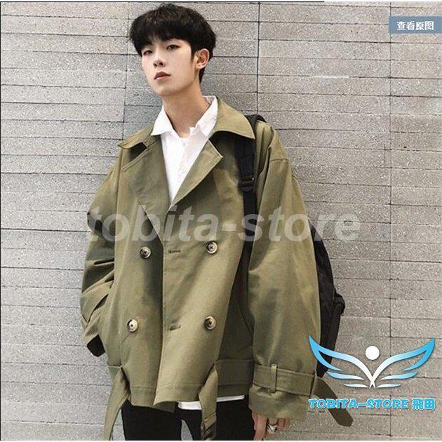 トレンチコート メンズ ショート カジュアル 春 チェスターコート トップ アウター ミリタリー おしゃれ 春コート 大きいサイズ Tbt0106 Coat75 飛田ストア 通販 Yahoo ショッピング