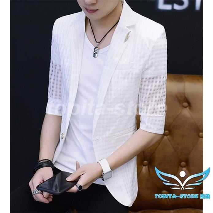 サマージャケット テーラードジャケット メンズ 夏 ビジネスコート 紳士 ホスト アウター 夏 通気 メンズファッション Tbt0106 Coat 飛田ストア 通販 Yahoo ショッピング