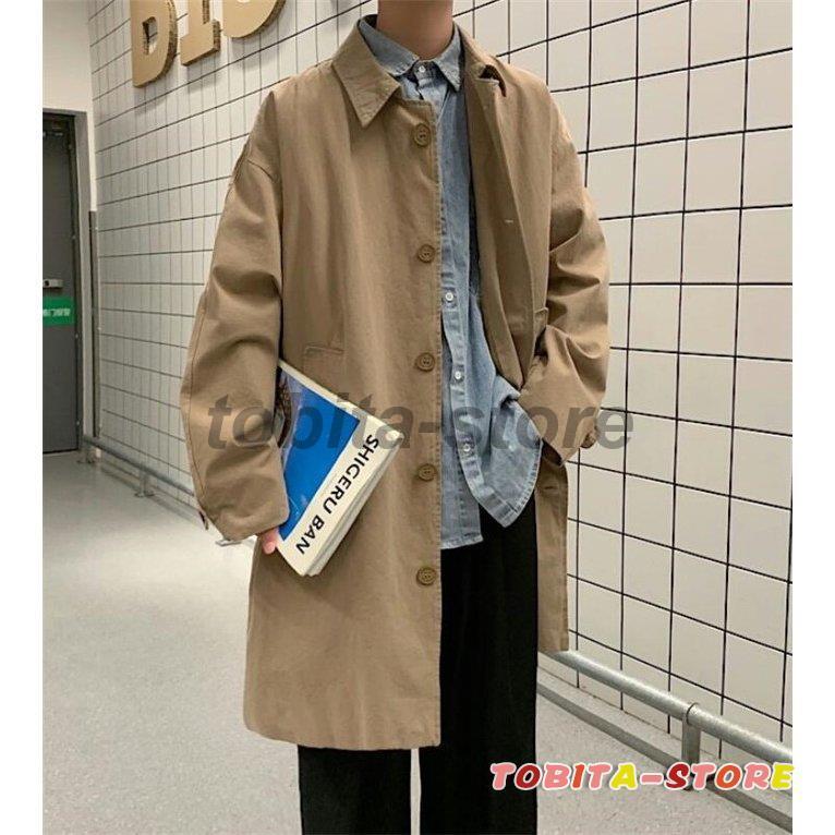 トレンチコート メンズ ロングコート カジュアル アウター 秋 春 コート 大きいサイズ Tbt0121 Haru386 飛田ストア 通販 Yahoo ショッピング