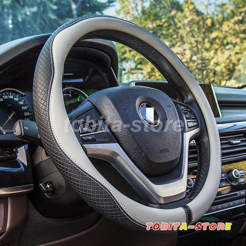 ハンドルカバー 自動車用 軽自動車 Pu 撥水 おしゃれ ステアリングカバー 握りやすい 簡単装着 乗用車 内装用品 カー用品 車 シンプル 38cm 通気 汎用 車用品 Tbt0224 Car685 飛田ストア 通販 Yahoo ショッピング