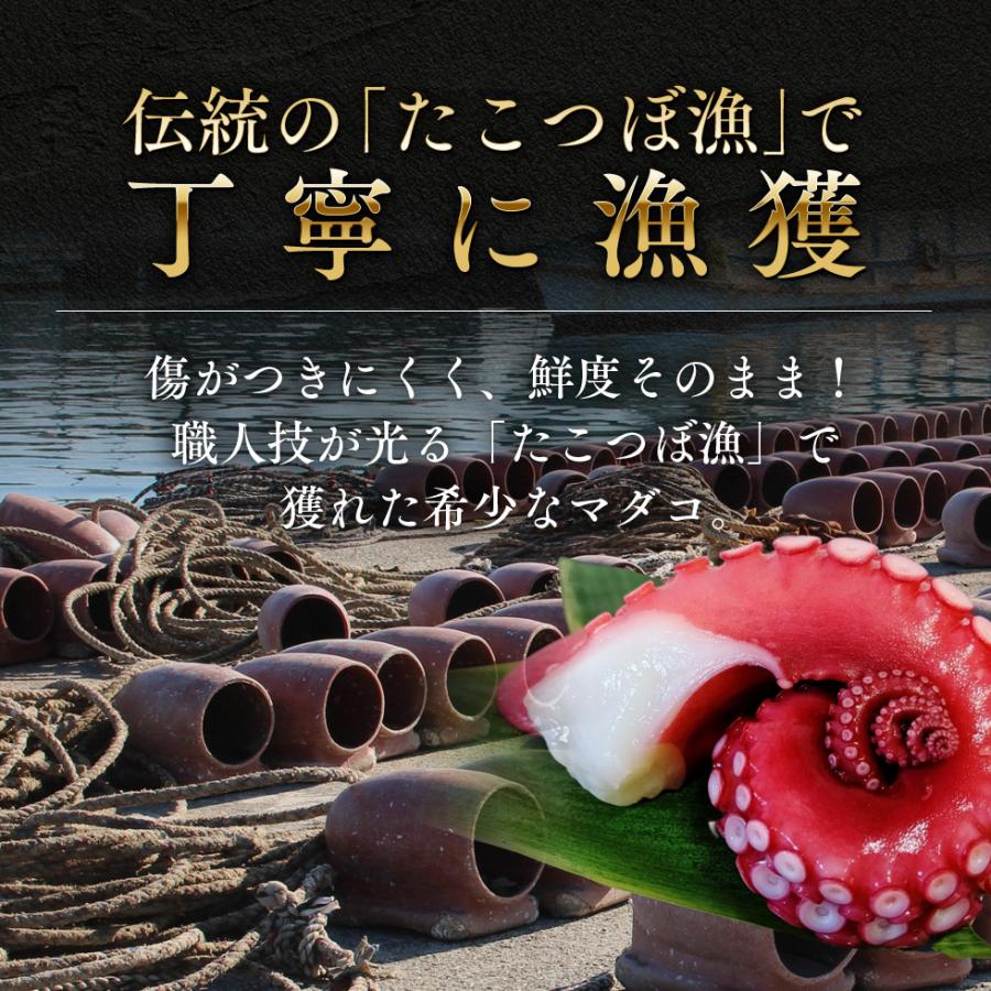 送料無料】若狭湾産 ゆでだこ 約1.2kg (2〜3杯) ボイル済み 国産 冷凍
