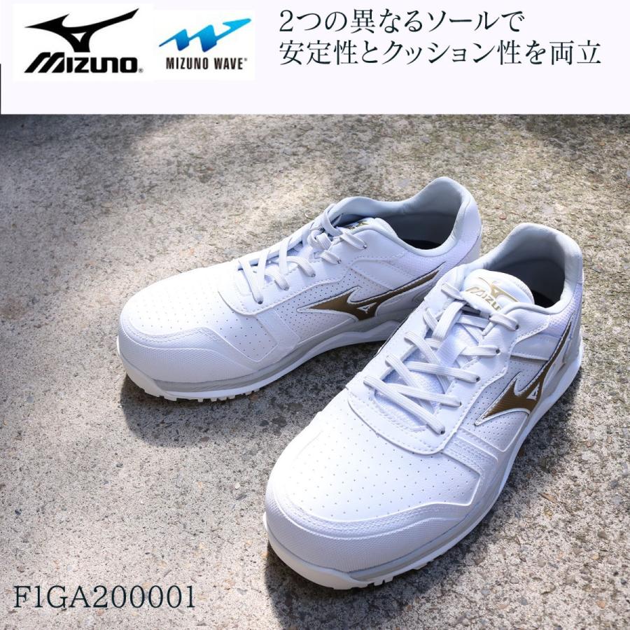 Mizuno ミズノ Almighty Hw11l Form Waveワーキングシューズ 01 ホワイト ゴールド グレー 作業靴 安全靴 スニーカー F1ga0001 F1ga0001 創業1968年 鳶蕨上田 公式ショップ 通販 Yahoo ショッピング