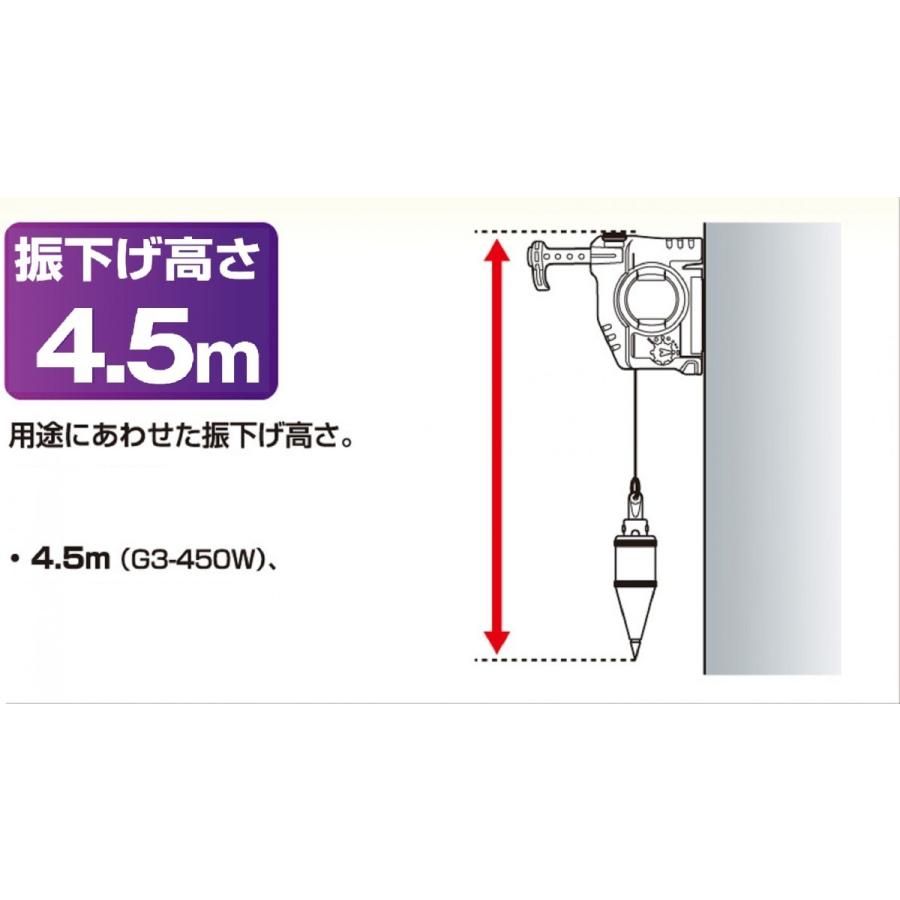 TAJIMA タジマ パーフェクトキャッチG3-450W クイックブラ式｜tobiwarabiueda｜03