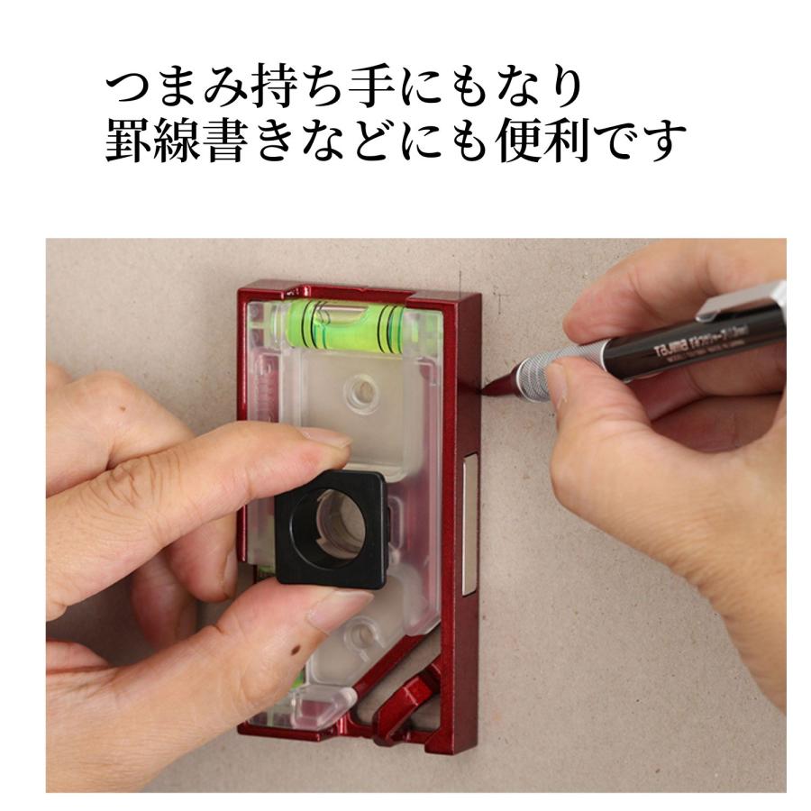 Tajima TAJIMA タジマ セフ電工レベル93 クリア レッド/クリア Tajima TAJIMA タジマ セフ電工レベル93 クリア レッド/クリア