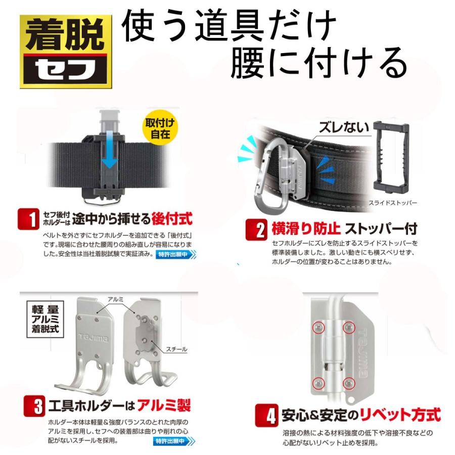 Tajima TAJIMA タジマ 着脱セフ ラチェットレンチ 作業工具
