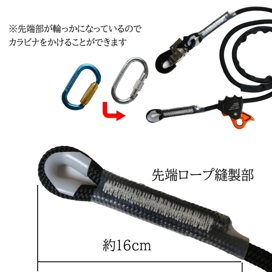 椿モデル ワークポジショニング用ロープ ザイルロープ アルミ 椿モデル ワークポジショニング用ロープ ザイルロープ アルミ