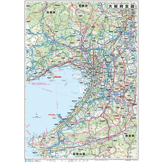 大阪府全図｜tobunsha-map
