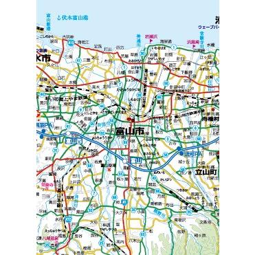 北陸３県全図　Ａ０判 