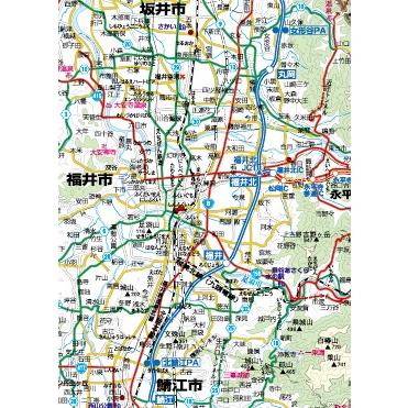 北陸３県全図　Ａ０判 