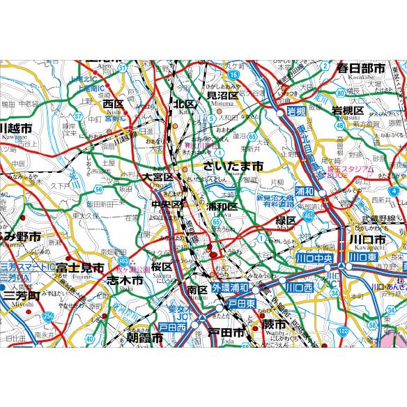 埼玉県全図 A0判 : 地図Factory - 通販 - Yahoo!ショッピング 埼玉県全図 A0判 : 地図Factory - 通販 - Yahoo!ショッピング