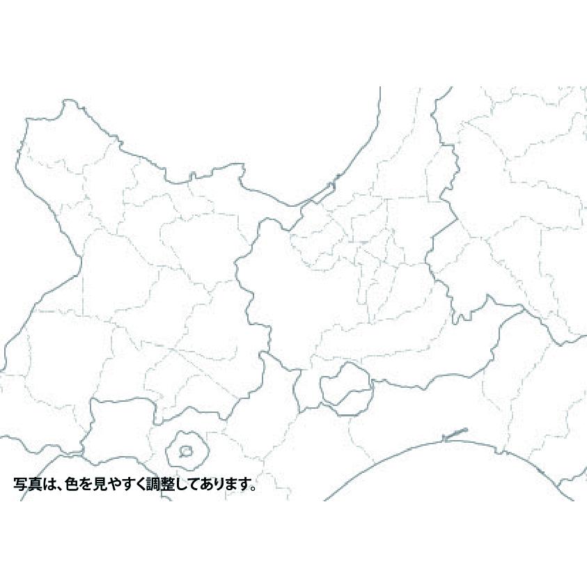 【大判出力】北海道白地図 B0判 営業戦略 大判出力ポスター 壁貼り 会議室 オフィス インテリアの画像