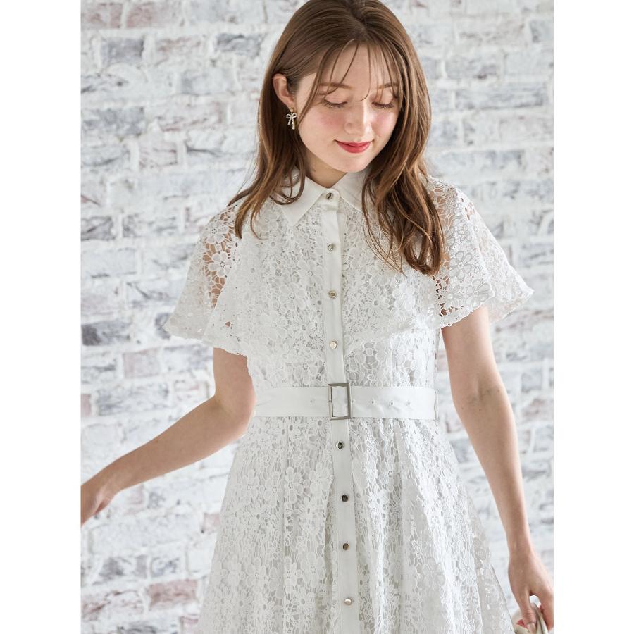 tocco closet（トッコ クローゼット） ベルト付き配色ケープライク