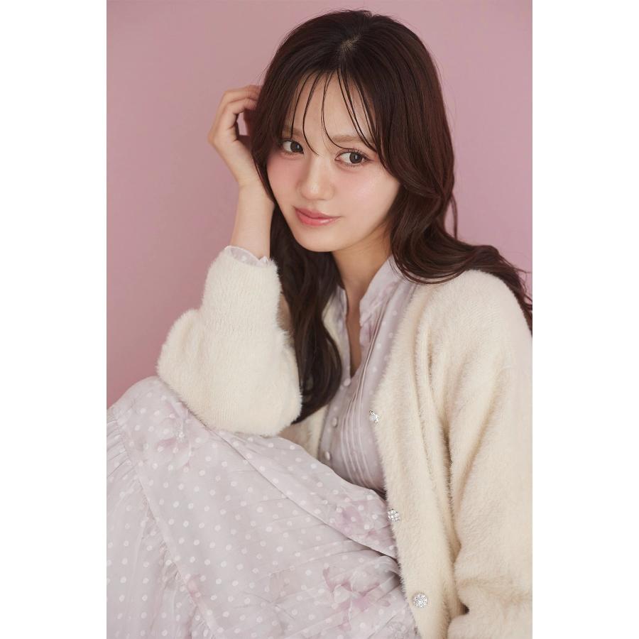 tocco closet（トッコ クローゼット） 多種ビジュー釦シャギーニット