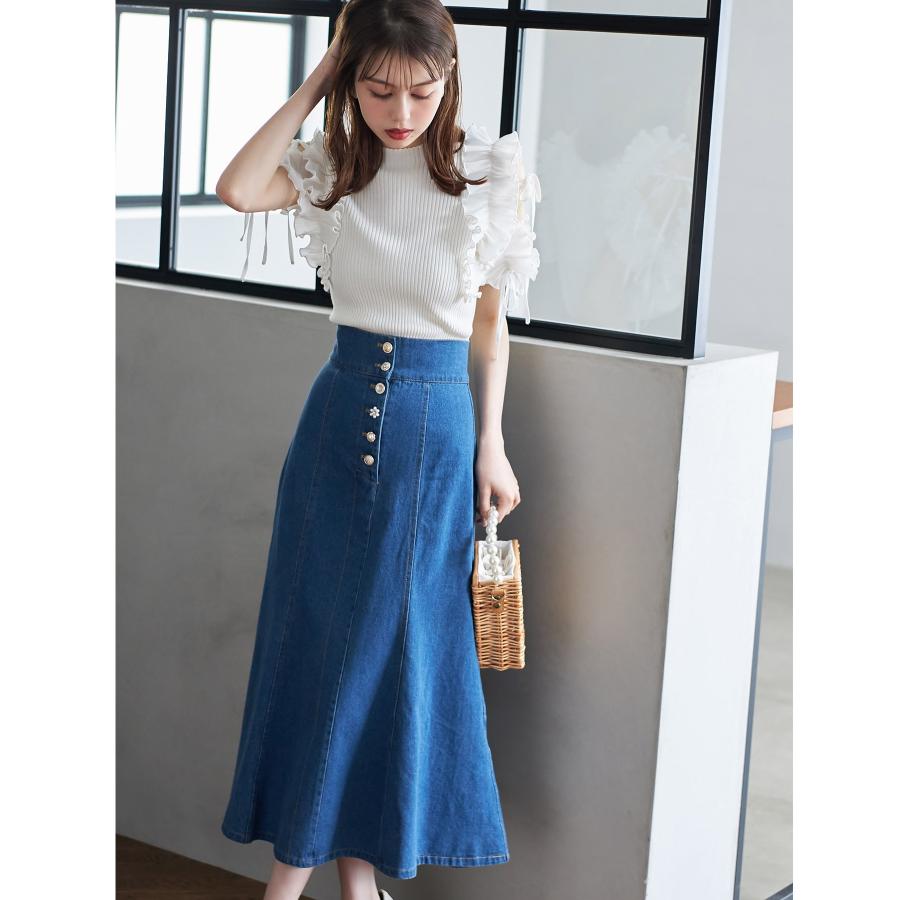 tocco closet（トッコ クローゼット） 多種パールビジュー釦ステッチ