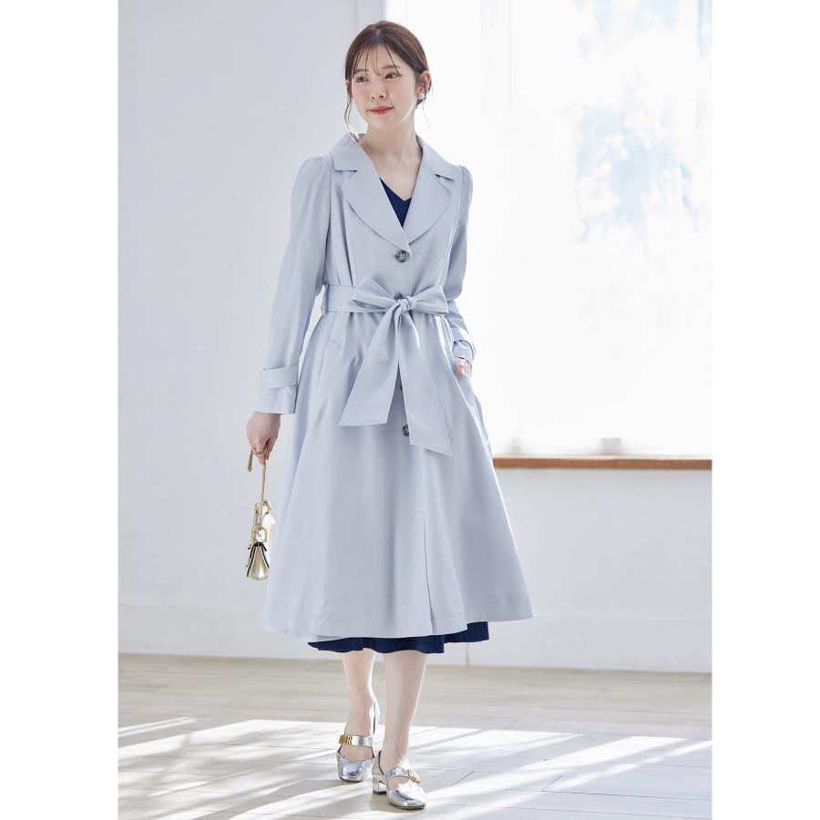 ケープヨークトレンチコート ベロアカラー ケープ風ミモレ丈トレンチコートsdp0147 ブラウン – [公式]SAISON DE