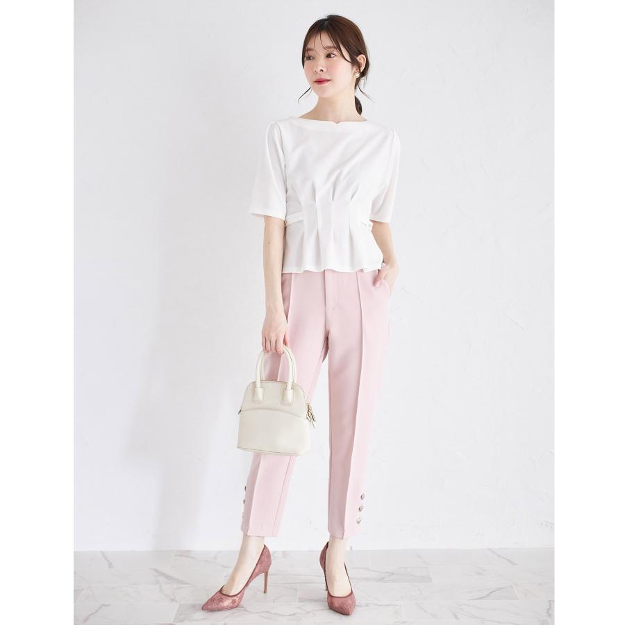 tocco closet（トッコ クローゼット） ポケット付き裾ハートボタン装飾