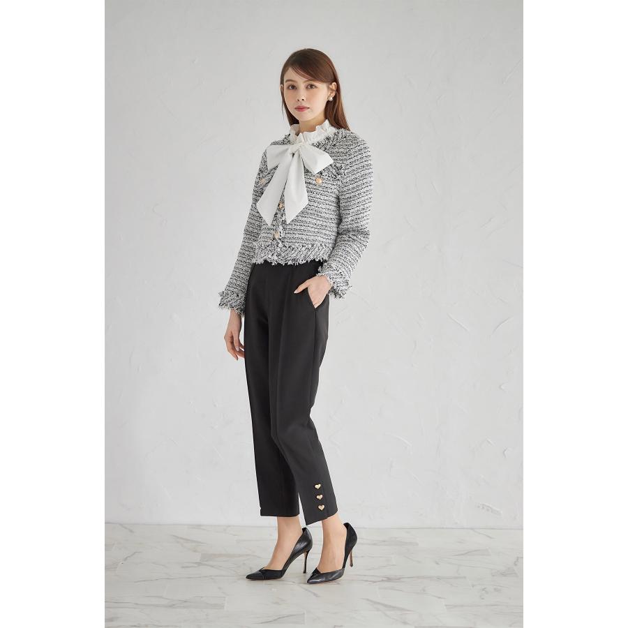 tocco closet（トッコ クローゼット） ポケット付き裾ハートボタン装飾
