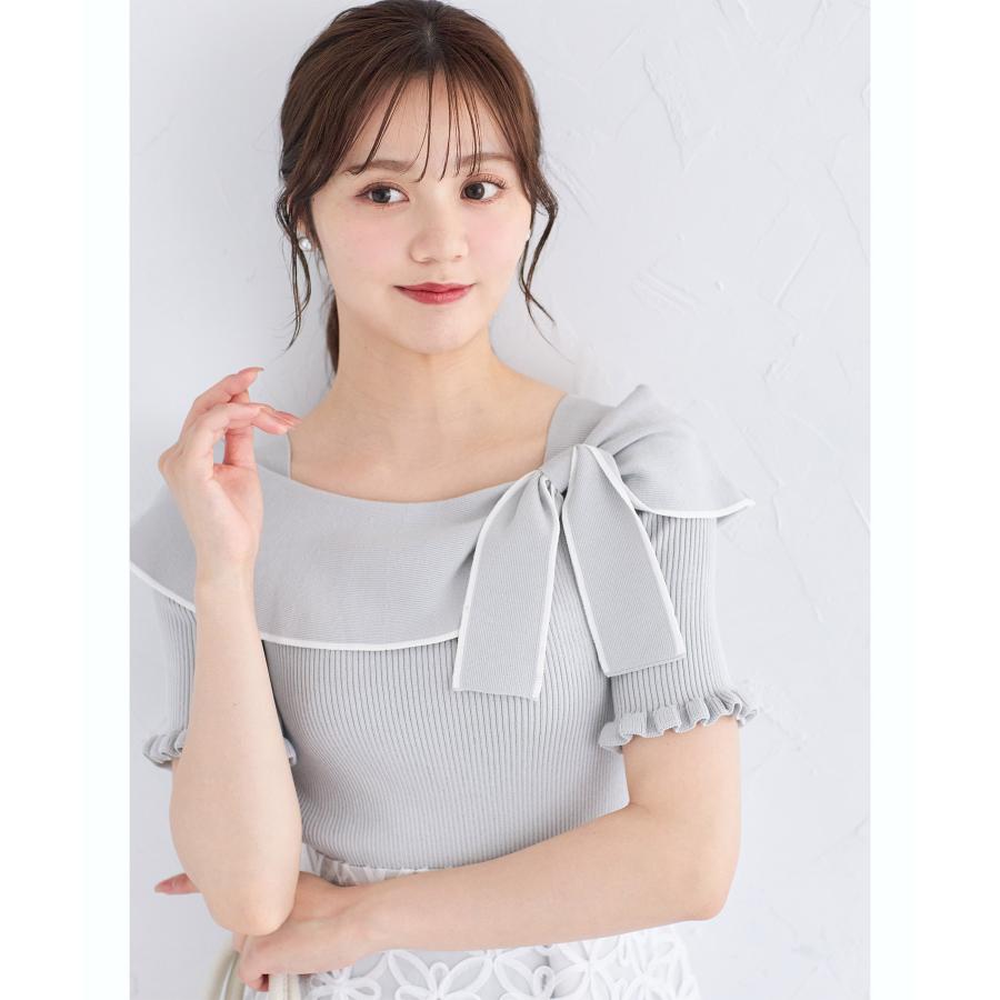 tocco closet（トッコ クローゼット） リボン付き配色ライン入り