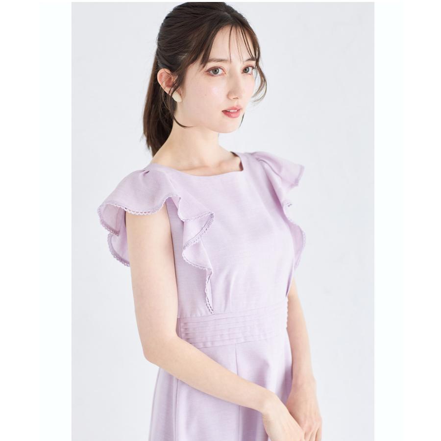 ⭐︎未使用⭐︎23-24NOW IPO ナウ　アイピーオーMサイズ ウエストタックラインレースラッフルフリルワンピース