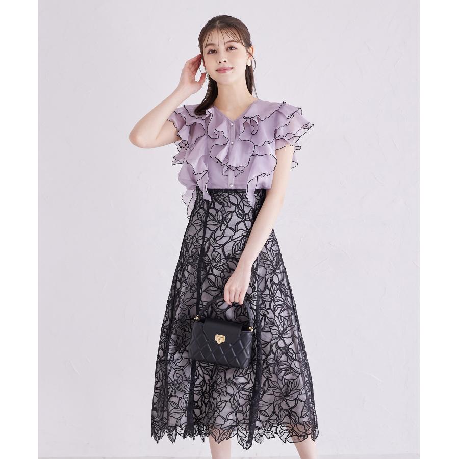 tocco closet（トッコ クローゼット） キャミソール付きパールボタン 