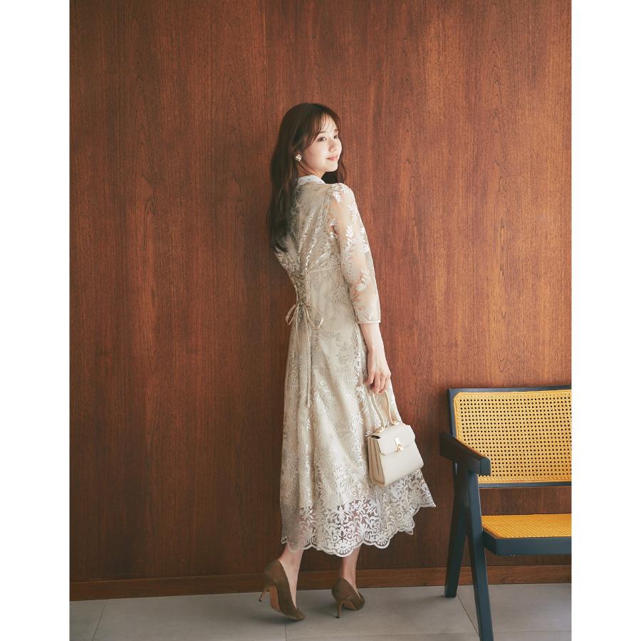 tocco closet 取り外し可能な立体フラワー襟付きレース tocco closet 取り外し可能な立体フラワー襟付きレース