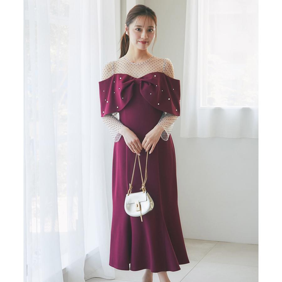 tocco closet（トッコ クローゼット） フロッキードットチュール