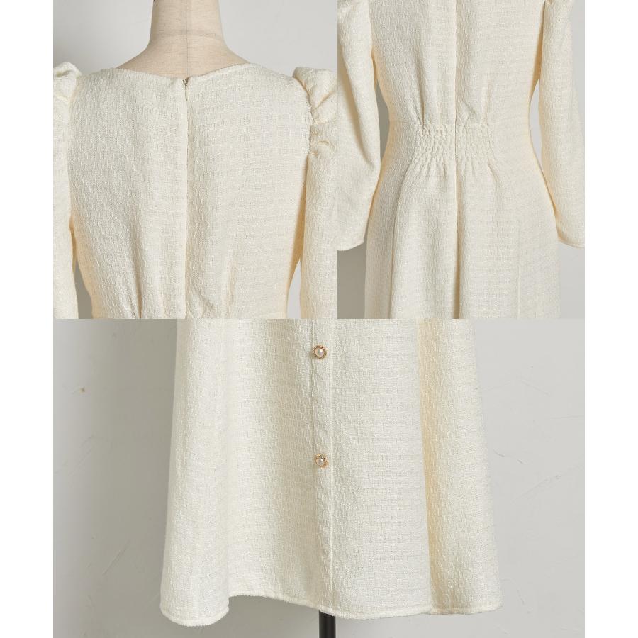 tocco closet（トッコ クローゼット） パール飾り釦付きパワー