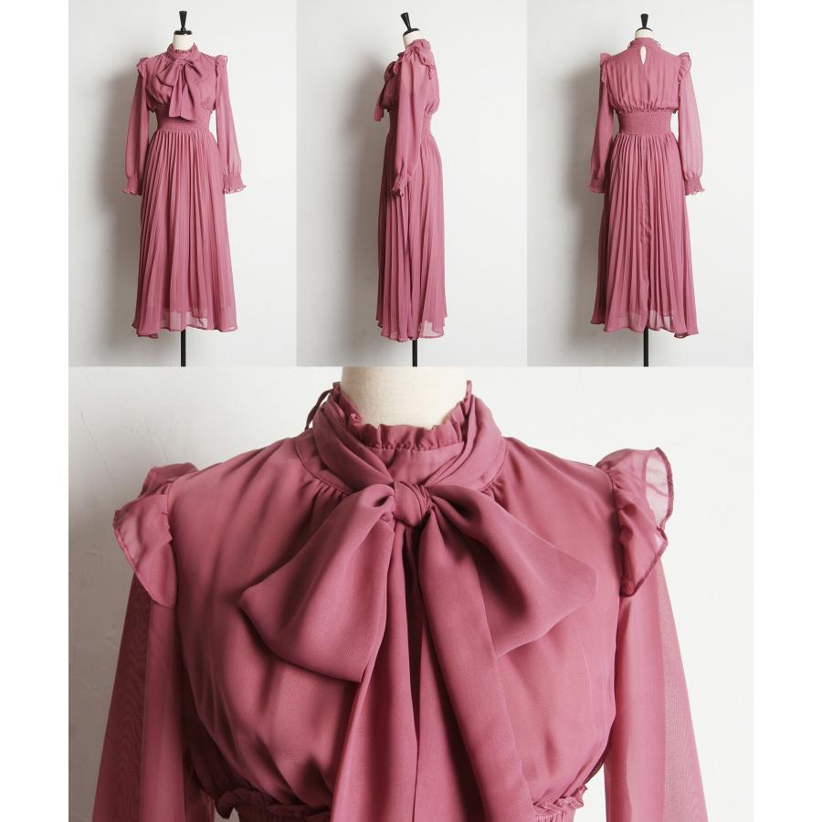 tocco closet 【S・Mサイズ展開】2WAYボウタイリボン付き 