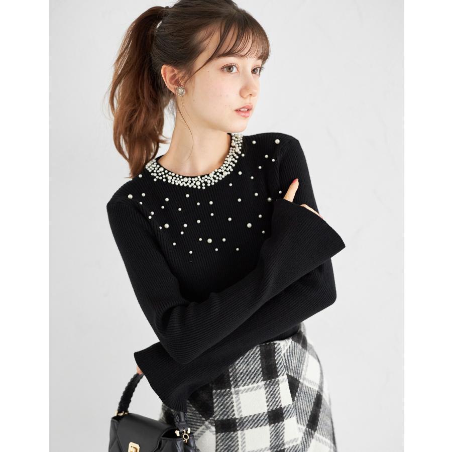O樣専用S tocco closet（トッコ クローゼット） パール付きフレアスリーブ
