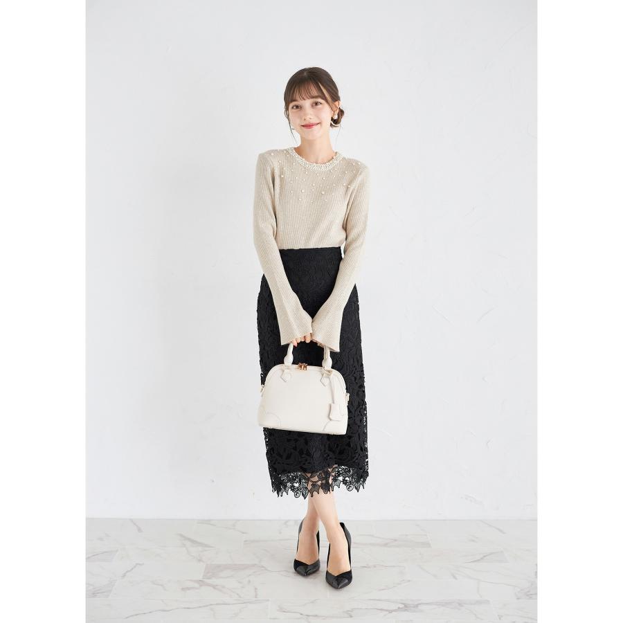 tocco closet（トッコ クローゼット） パール付きフレアスリーブ