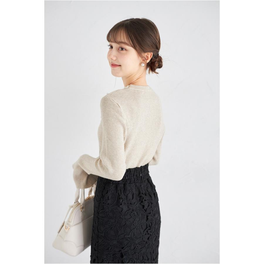 tocco closet（トッコ クローゼット） パール付きフレアスリーブ