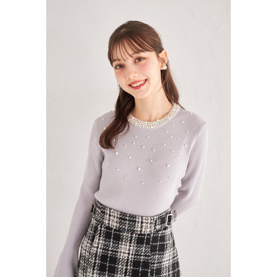 tocco closet（トッコ クローゼット） パール付きフレアスリーブ