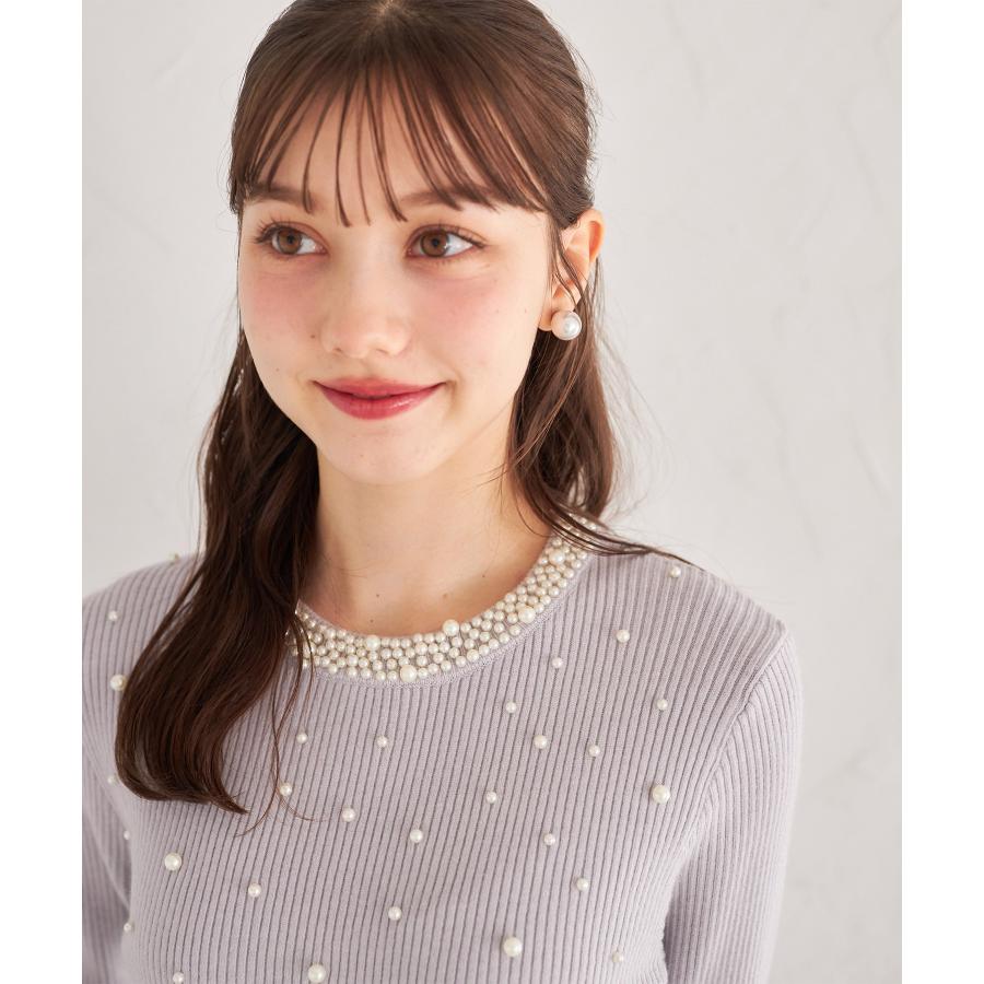 tocco closet（トッコ クローゼット） パール付きフレアスリーブ