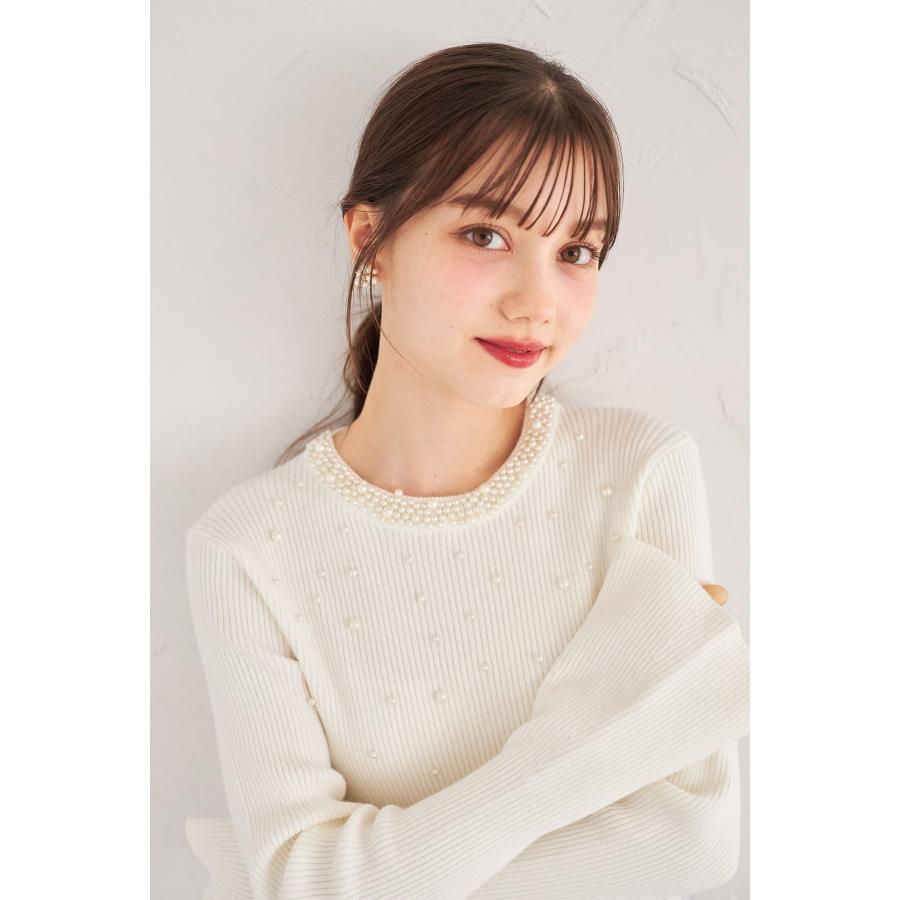 tocco closet（トッコ クローゼット） パール付きフレアスリーブ