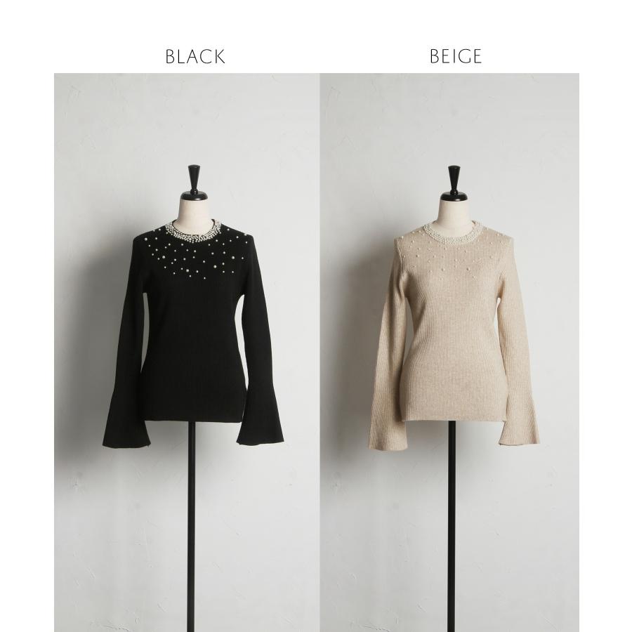 O樣専用S tocco closet（トッコ クローゼット） パール付きフレアスリーブ